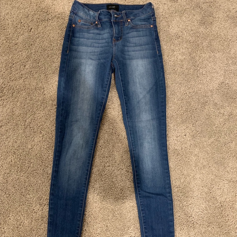 Celebrity Pink Dark Blue Jeans